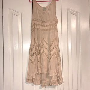 lace cream dress